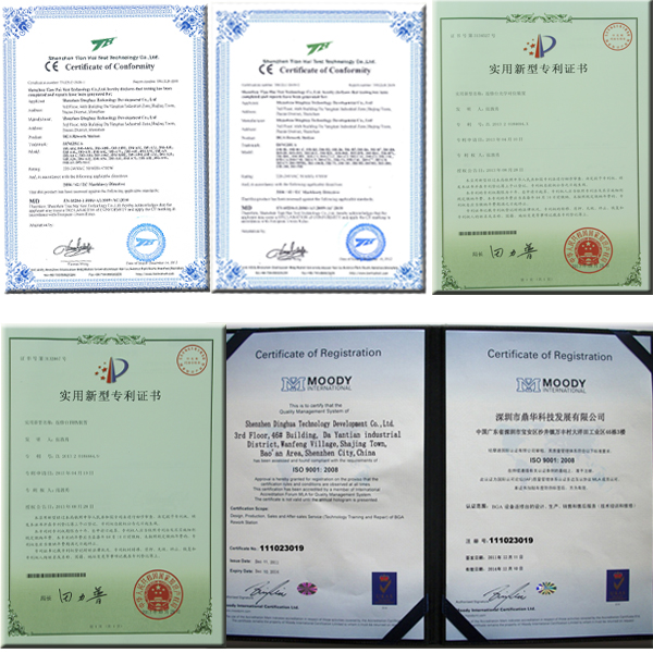 ce und patern für BGA REWORK STATION